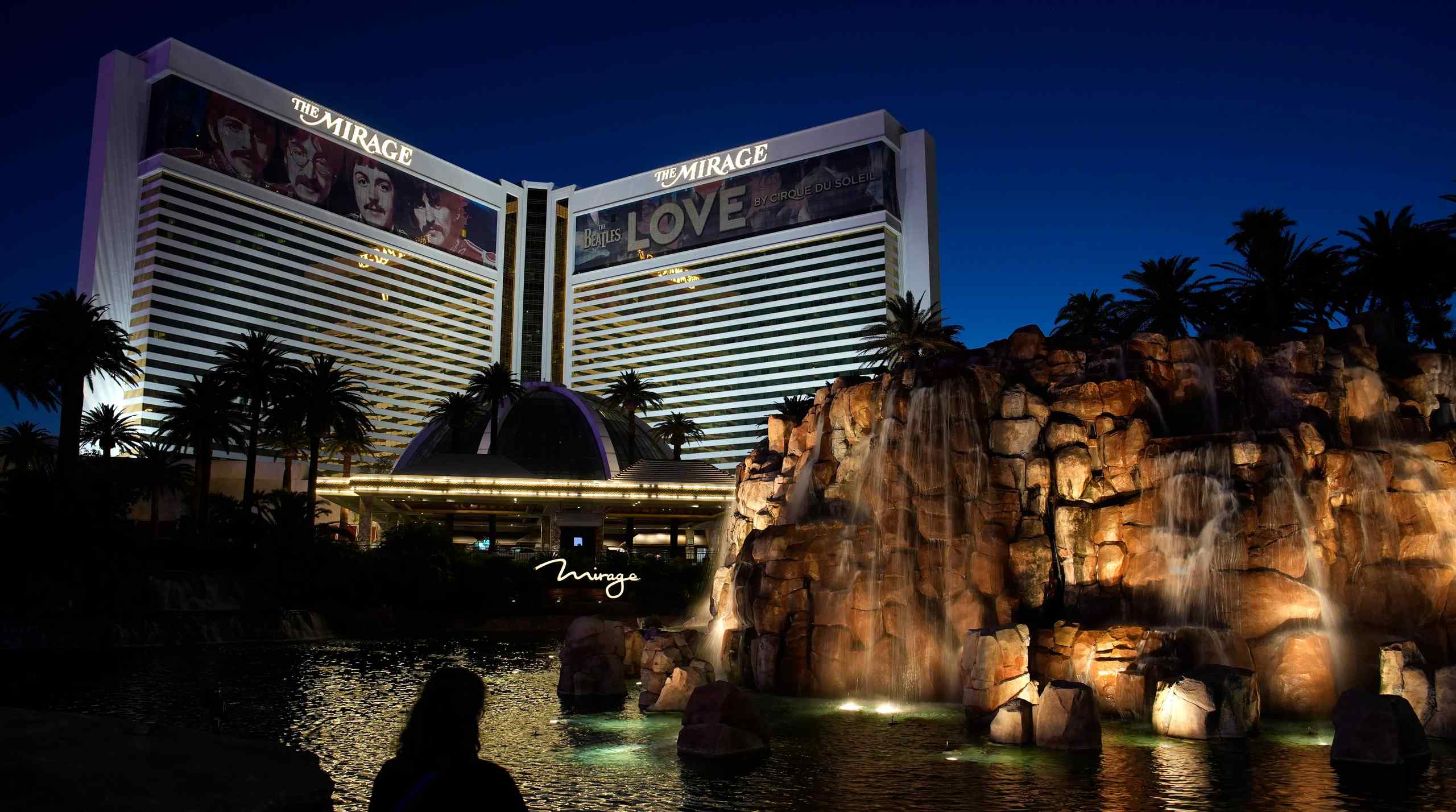 The now defunct Mirage Casino Resort in Las Vegas.
